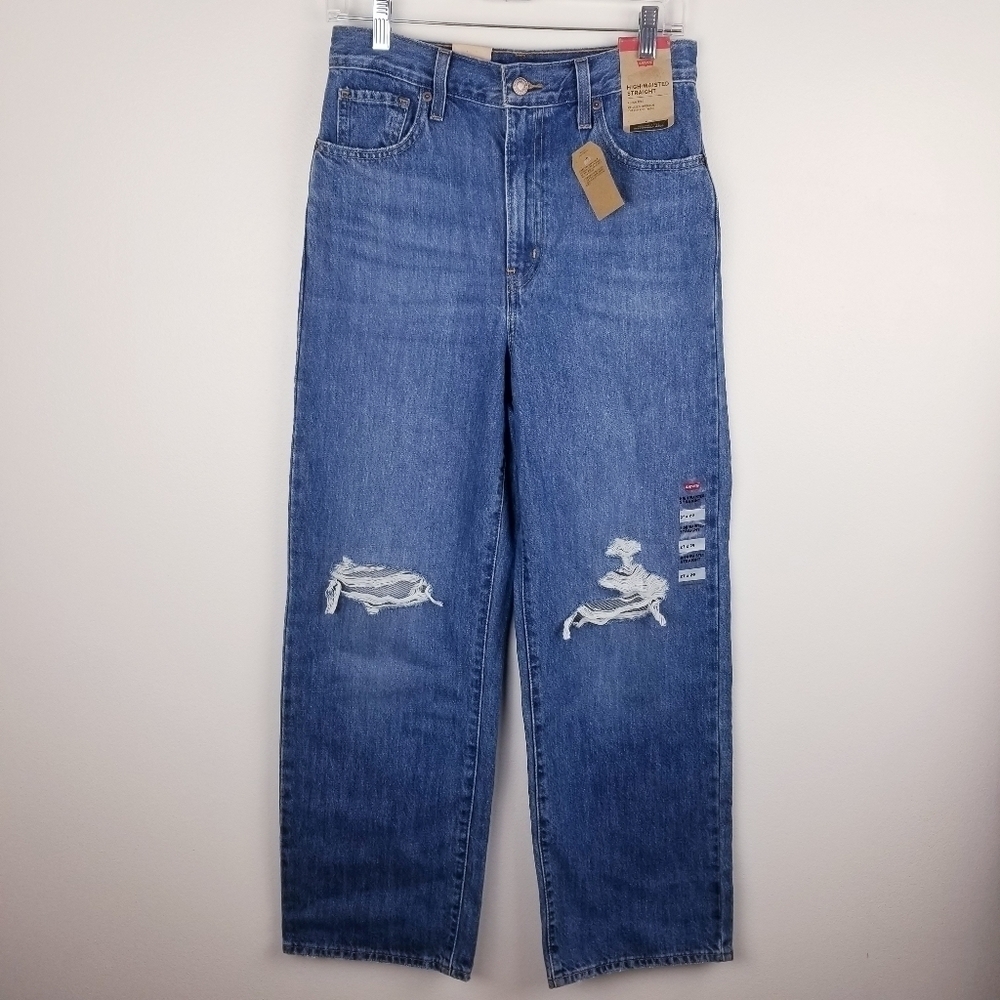 Levi's High-Waisted Straight Jeans NWT size 27x29